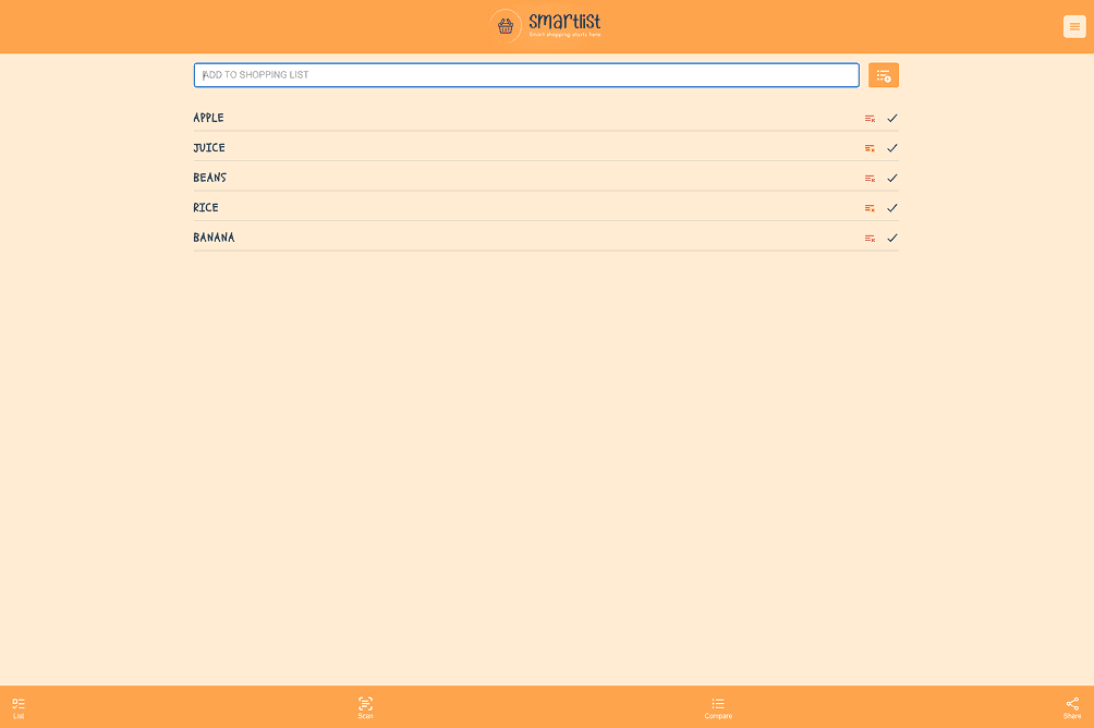 SmartList PWA